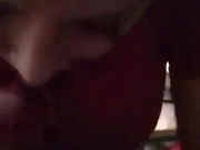 Jerks off and swallows cum