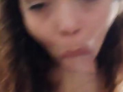 Curly girl great cock sucking