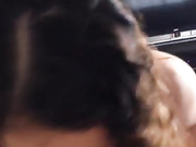 Curly girl great cock sucking