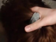 Face cumshot for redhead girlfriend