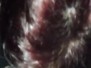 Naughty Redhead mom blows him