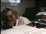 Giving a blowjob at work