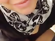 Naughty MILF selfie masturbation at work