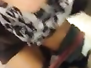 Naughty MILF selfie masturbation at work