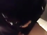 Naughty MILF selfie masturbation at work