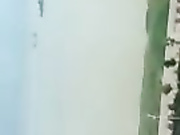 Teen couple fucking on the balcony