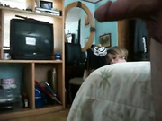 Voluptuous wife deepthroats husband