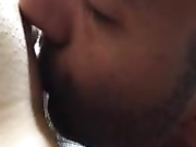 Eating and licking her pussy
