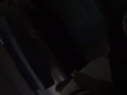 Blonde GF eats his hard dick