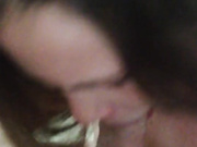 Amateur POV sloppy cock sucking