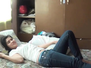 Teen Asian couple homemade sex