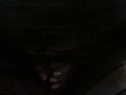 Blowing cock under the table