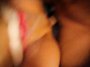 Skinny blonde fucked at home