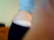 Sexy beauty strips on webcam