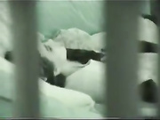Horny teen caught by voyeur masturbating hard