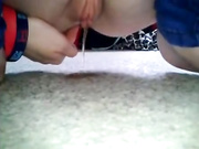 Solo Mom has a wet orgasm