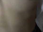 Wigged Milf anal sex with cumshot on small tits
