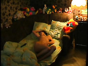 Naughty teen wakes up with a big desire