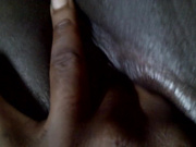 Ebony pussy self masturbation close up