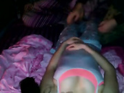 Twerking her ass on his cock