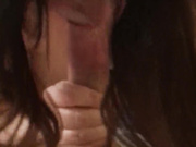 Amateur wife blowjob and tits cumshot