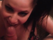 Goth chick deep throat