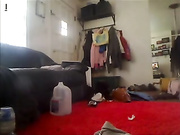 Kinky wife shaves and masturbates on cam