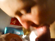 Blowjob and big tits cumshot