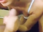 POV handjob with facial