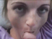 Massive facial for sexy Milf