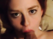 Big cock cumming on her pretty face