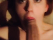 Big cock cumming on her pretty face