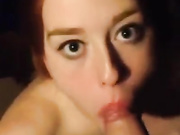 Big cock cumming on her pretty face