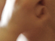 You can hear her orgasm